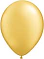 (image for) Gold Latex Balloon (Float Time 3+ Days)