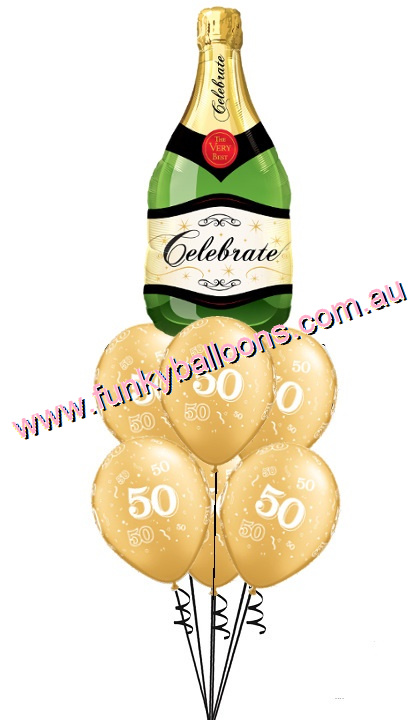 (image for) 50th Anniversary Champagne Bouquet