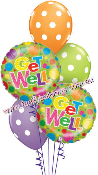 (image for) Get Well Soon Dots Bouquet