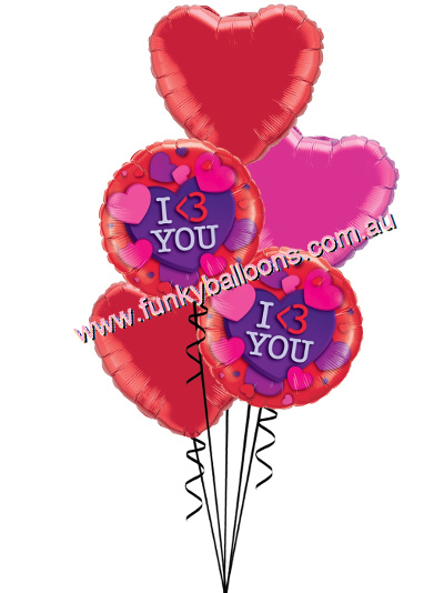 (image for) I Love You Hearts Bouquet