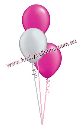 (image for) 3 Balloon Table Bunch (Float Time 3 Days)