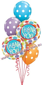 (image for) Thank You Polka Dots Bouquet